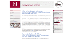 Desktop Screenshot of chorverband-mosbach.de